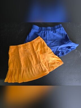 Place Girls' Orange Knit Skirt